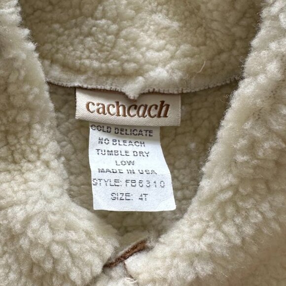 CachCach Tan Cowboy Jacket SET SIZE 4 - Picture 3 of 5